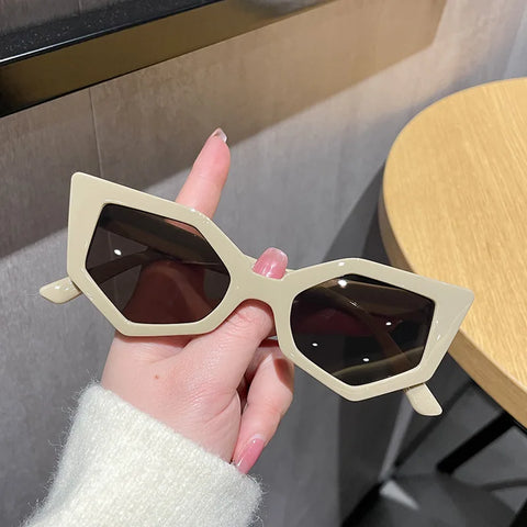 Vintage Sunglasses Women Personality Simple Sun Glasses Women 2024