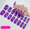 UV Semi-Cured Gel Nail Wraps Stickers Strips French Long Lasting