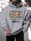 God Trust It Prints Men Fashion Casual Hoodies