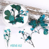 Delicate 3D Dried Flower Nail Art Exquisite Beauty Charms