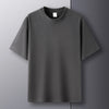 summer high-end short sleeve round neck