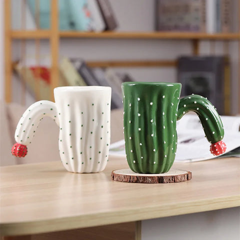 Cactus Cup Cute Cactus Coffee Mug 14oz 400ml Ceramic Mug Milk Mugs Tea Cup Gift