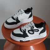 2024  Sports and Leisure Shoes  White Thick-soled Sneakers