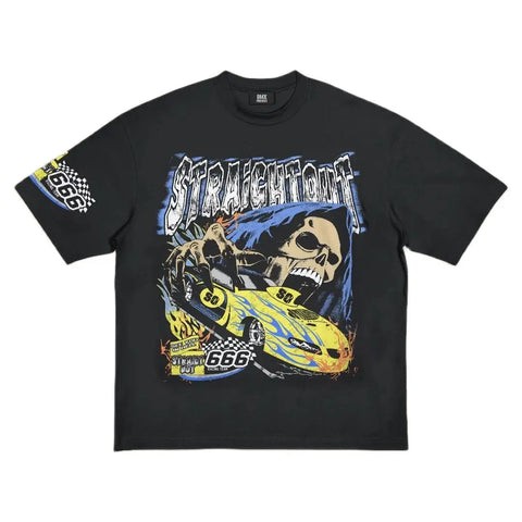 Trendsetter: Loose Fit Cartoon Fast Furious Tee for Men