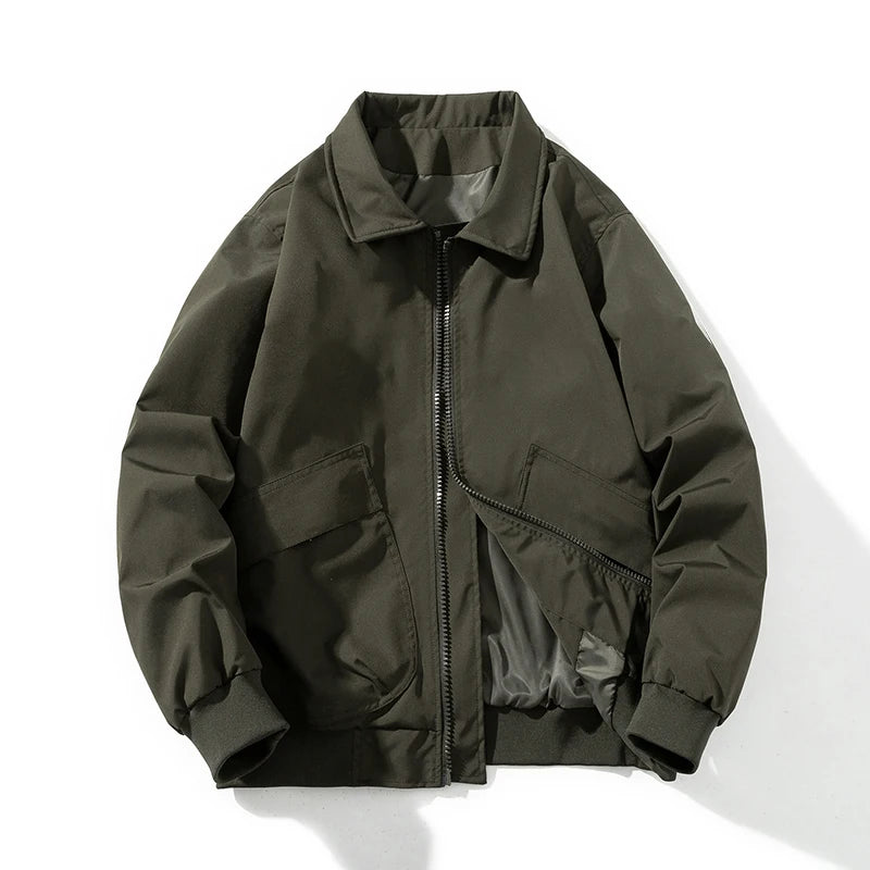 Vintage Military Style Bomber Jacket