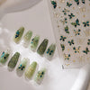 Metallic Bronzing Butterfly Nail Art Decals For Diy Manicures