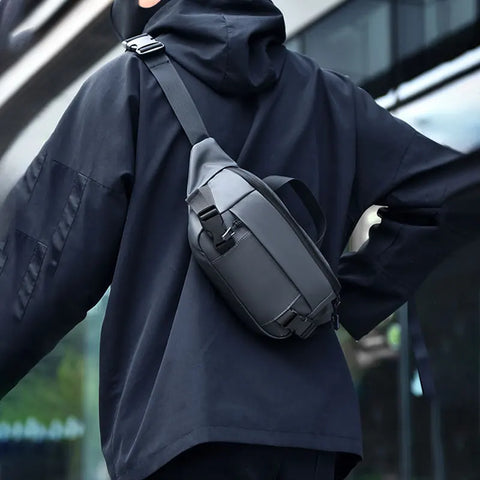Men's Trendy Multifunctional Waterproof Crossbody Bag