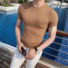 Elevate Your Summer Style: WANANSN Slim Fit Pinstripe Tee