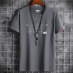 Gothic Style Delight: Oversize Cotton Tee for Men