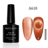 Cat Eye Gel Nail Polish With Magnet Soak off UV Holographic