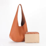 Ultra Soft Genuine Leather Shoulder Hobo Bag High Quality Large Capacity Female Handbag