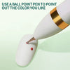 Nail Art Rhinestone Dotting Tool Ballpoint Pen Design UV Gel