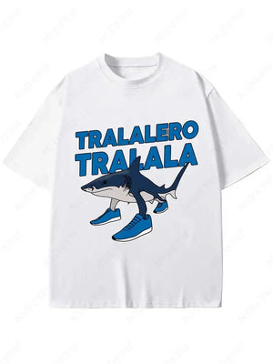 Tralalero Tralala Funny Shark Meme T-shirt Gifts Women's