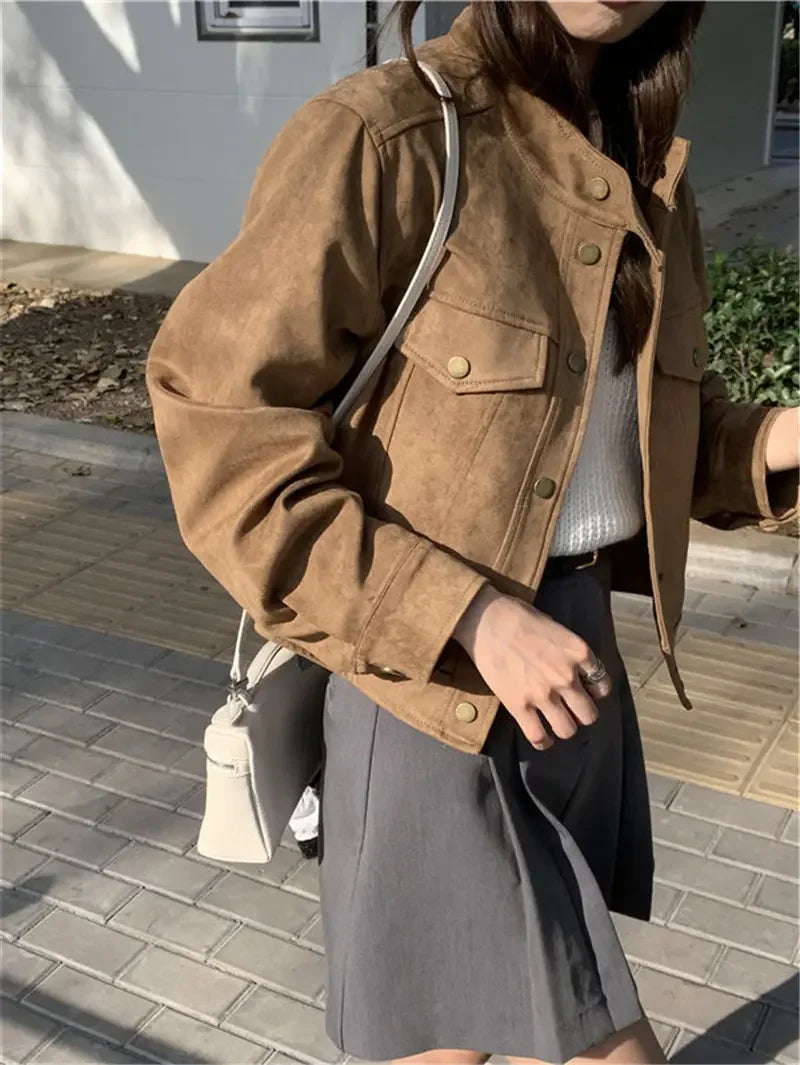 2024 Damen Kapuzenjacken Frühling Kausal Windbreaker Damen Basic Jacke Mäntel Reißverschluss