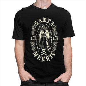 Classic Gothic Santa Muerte 13 Lady of Holy Death Shirt