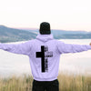 Jesus Cross Christian Back Print Hoodie