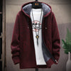 Autumn and Winter men's wool jacket new jacket plush thickened classic