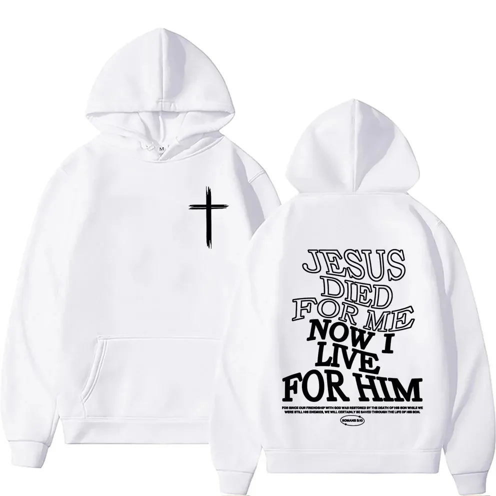 Jesus Died for Me Women’s Cross Hoodie