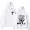 Jesus Died for Me Women’s Cross Hoodie