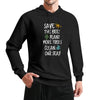 Save The Bees Plant Trees Clean Our Seas Hoodie Men