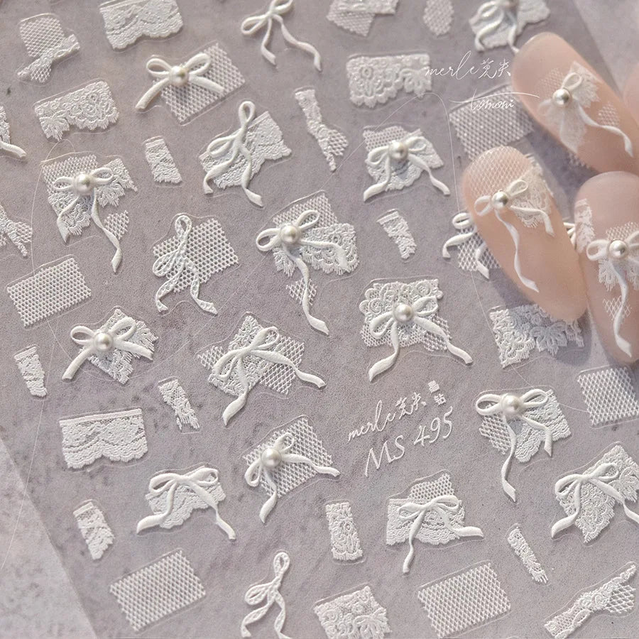 Metallic Bronzing Butterfly Nail Art Decals For Diy Manicures