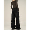 Black High Waist Wide Leg Jeans Women