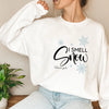 I Smell Snow Sweatshirt Gilmore Gift for Woman Winter Sweatshirt Snowflake