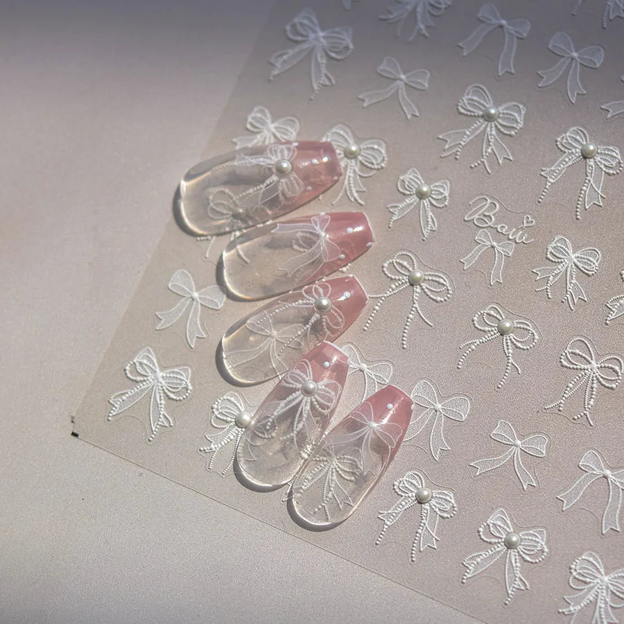 Metallic Bronzing Butterfly Nail Art Decals For Diy Manicures