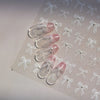 Metallic Bronzing Butterfly Nail Art Decals For Diy Manicures