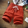 Summer Shorts Men Solid Casual Shorts Men 100% Cotton Cargo Shorts