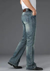 Men's Flared Pants, Classic FlaredJeans , Loose Leg Jeans, Boot Cut Trouser