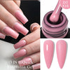 7ML Pink Glitter Quick Extension Gel Nail Polish Gold Foils