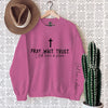 Uplifting Christian Quote Oversized Sweatshirt Women
