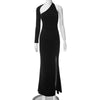 Asymmetrical Dress One Shoulder Pencil Manhattan One Shoulder Midi Dress