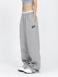Oversized Y2K Streetwear Star Printing Sweatpants Women Retro Vintage Sports Pants