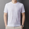 Sleeve Breathable Tshirts Round Neck Thin Large Streetwear
