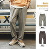 Retro Tapered Three-dimensional Cut Rolled Edge Knitted Pants Elastic Waist