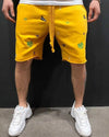 Relaxed Fit Men's Fitness Joggers Shorts Summer Style