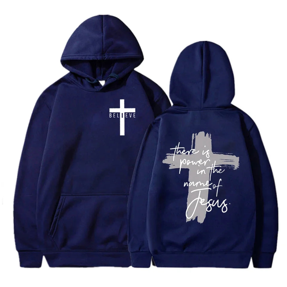 Christian Faith Hoodie Power in the Name of Jesus