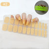 Golden Glitter Glow Nail Art