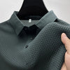 Summer Mesh Ice Silk Polo Shirt