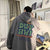 Pullover Hoodies Trendy Men's Harajuku Hooded Retro Printed Long Sleeves
