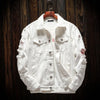 Casual Fashion Motorcycle Denim Jacket