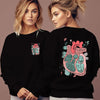 Anatomical Heart Flower Print Women Sweatshirts