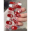 Elegant Feminine Christmas Nail Art