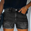 Women's Ripped Frayed Denim Shorts
