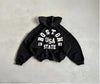 Large Size Zipper Hoodie High Street y2k