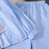 Perfect for a Day Out Sky Blue Striped Set
