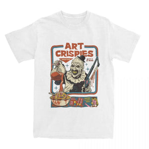 Art Crispies Terrifier Clown Shirt Apparel Retro Horror Tee Shirt