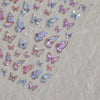 Metallic Bronzing Butterfly Nail Art Decals For Diy Manicures